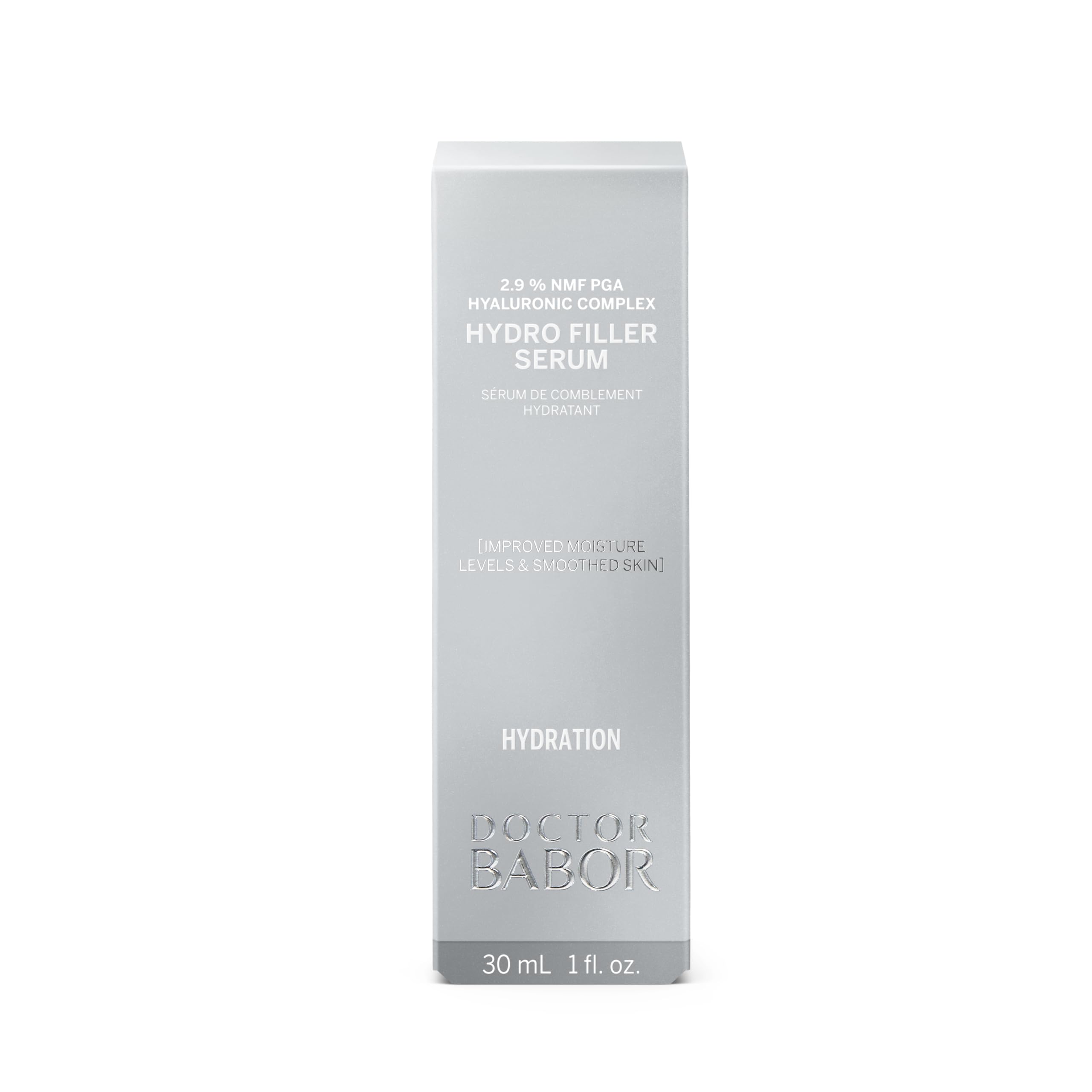 DOCTOR BABOR Hydro Filler Serum | Facial Care for Dry Skin with 2.9% NMF PGA, With Hyaluronic Acid and Peptides, Glow Serum for Face, Fragrance Free, Vegan | 30ml