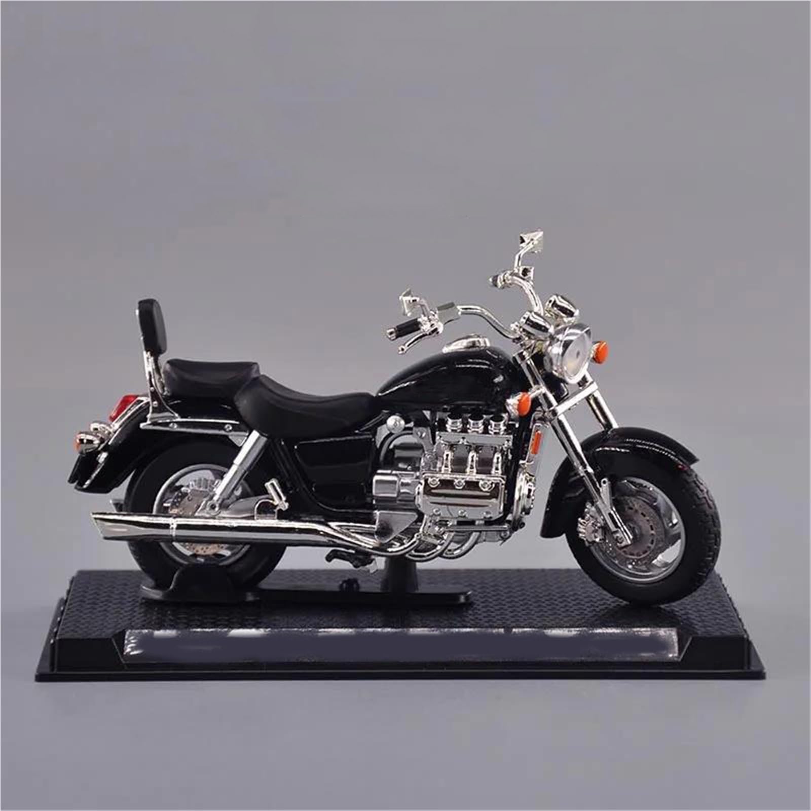Modelo a Escala de Moto Juguetes En Miniatura, Regalo De Cumpleaños 1:24 para Honda para Valkyrie 1999 Modelo Colección Motocicletas Adornos para Computadora Escritorio