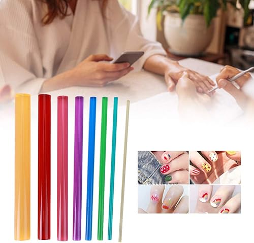 Miniatura 5 de Bolígrafo de punteo de pintura, 8 piezas, herramientas de punteado de mandala, juego de plantillas de acrílico para pintar rocas, arcilla,