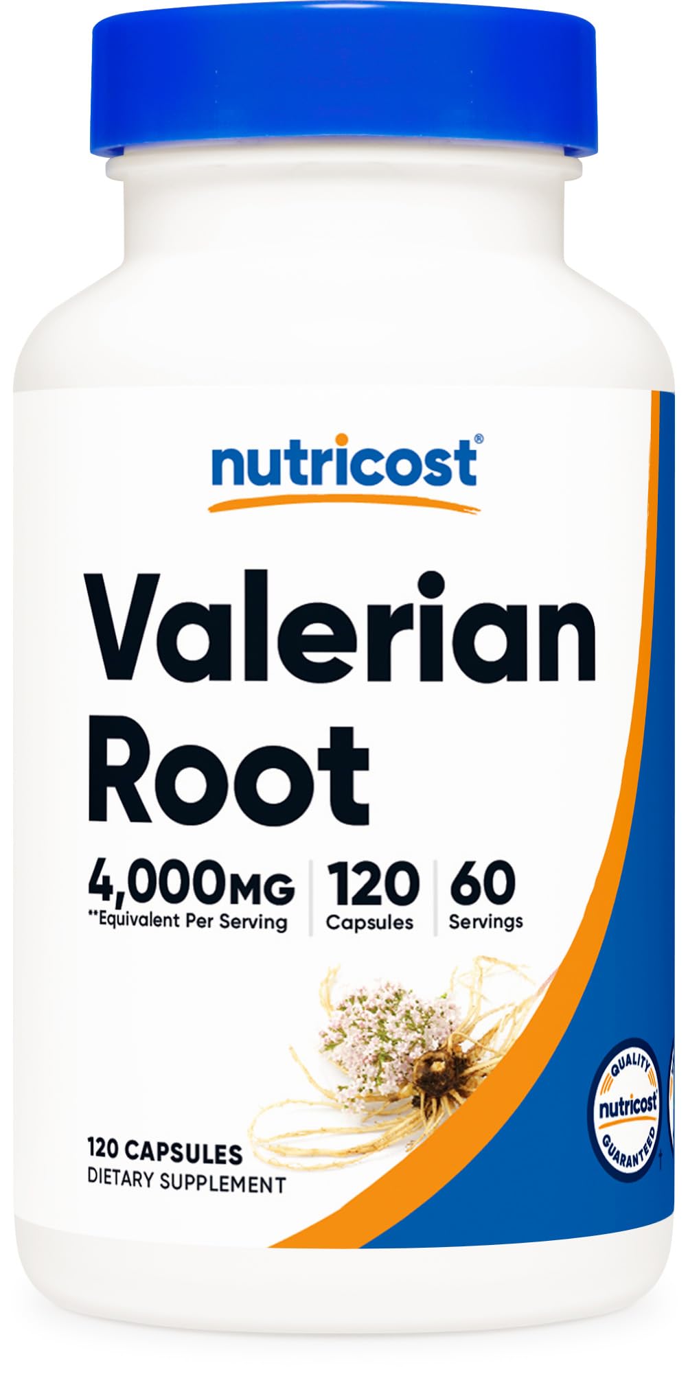 NutricostValerian Root Capsules (1000mg) 120 Capsules - Gluten Free and Non-GMO