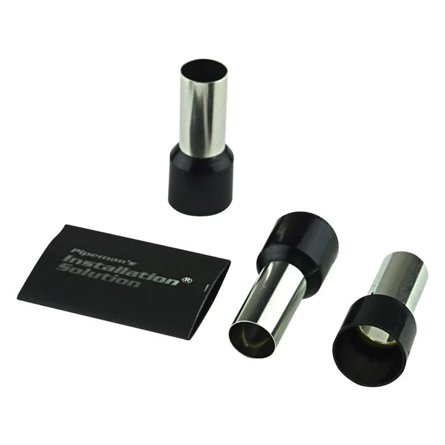 25-Pack 1/0 Gauge Wire Ferrules with Heat Shrink by PIPEMANS