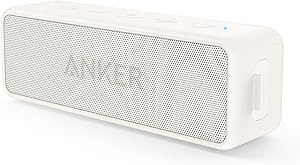 Anker Soundcore 2 Bluetooth Speakers, Fantastic Sound, Huge Bass with Dual Bass Drivers, 24H Battery, Improved IPX7 Protec…