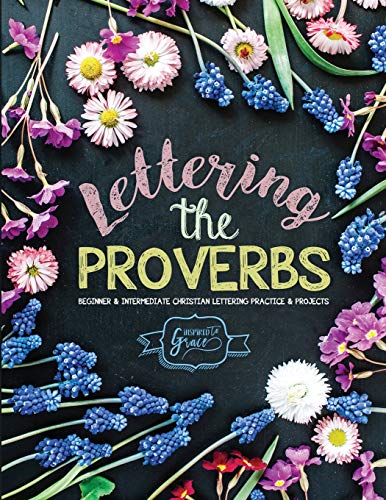 Lettering the Proverbs: Beginner & Intermediate Christian Lettering Practice & Projects: Volume 2 (Lettering the Bible)