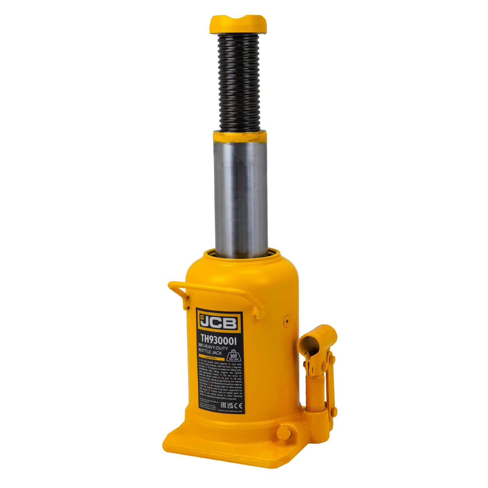 JCB 30 Ton Heavy Duty Automotive Bottle Jack 510mm Max Lift | JCB-TH930001