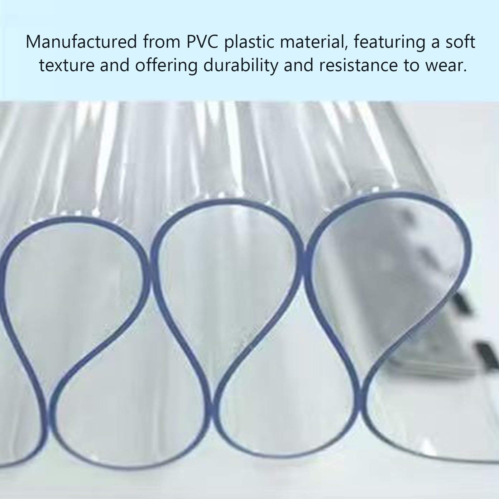 Plastiques Bande de Lamelle PVC Transparent Rideau Séparation Lisse et Résistant Industriel à Lanières Entrepôts Usines