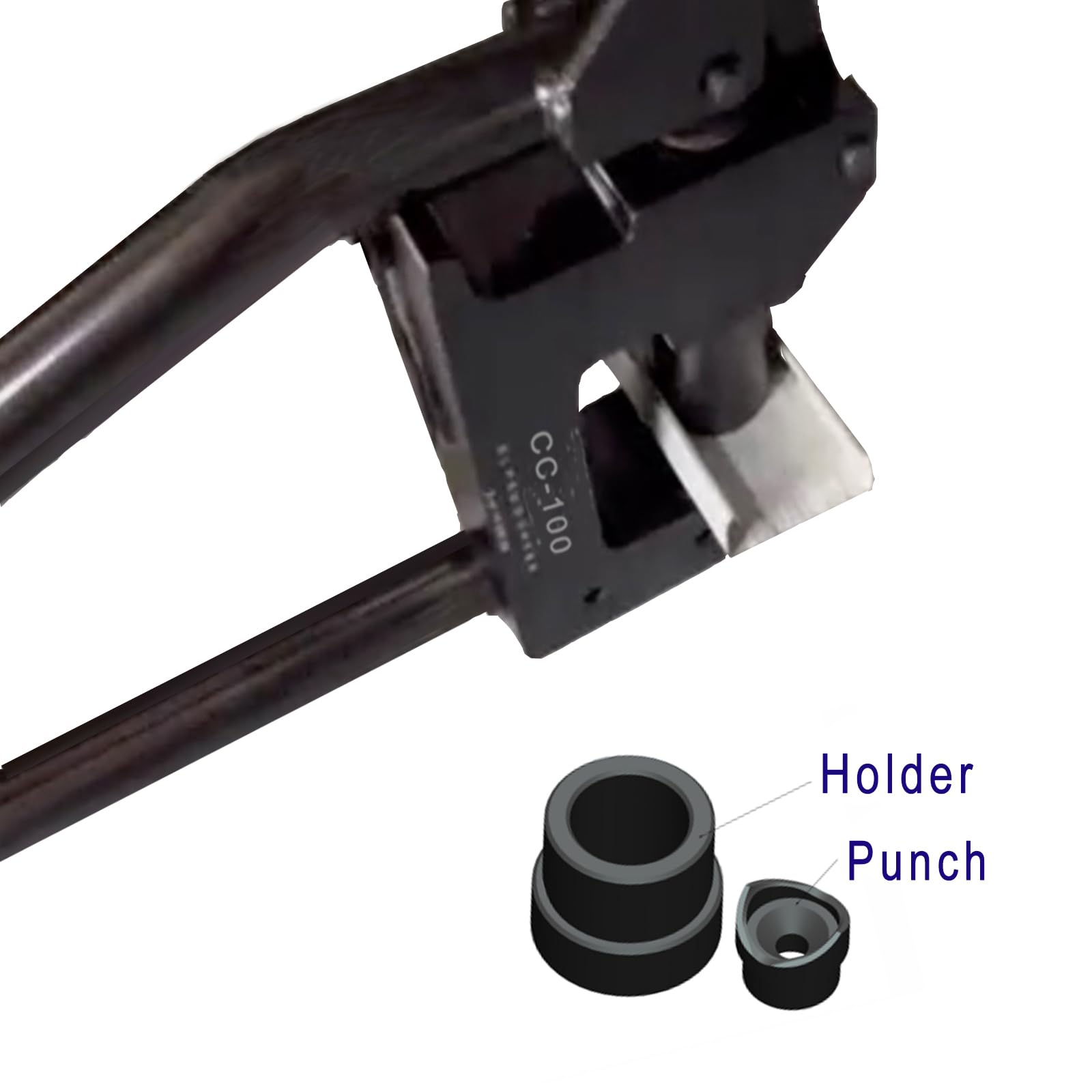 BLACK Bull　8枚 Metal Stud Punch Tool with Dies 7/8