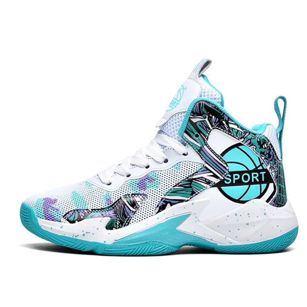 Hixingo Zapatillas de Baloncesto para Niño Niña Unisex Deportivas Casuales
