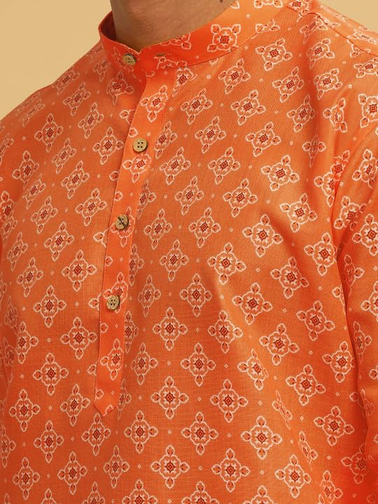 Image of BE ACTIVE Cotton Kurta for Men | Traditional and Classy Design | Indian Kurta | Full Sleeve Kurta