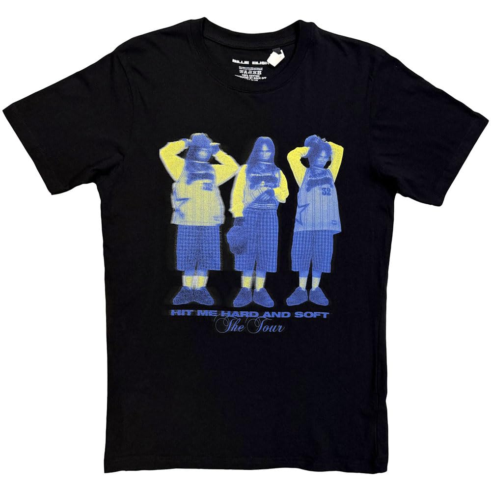 T-shirt Billie Eilish Hit Me Hard and Soft Blurred Stand noir - 4