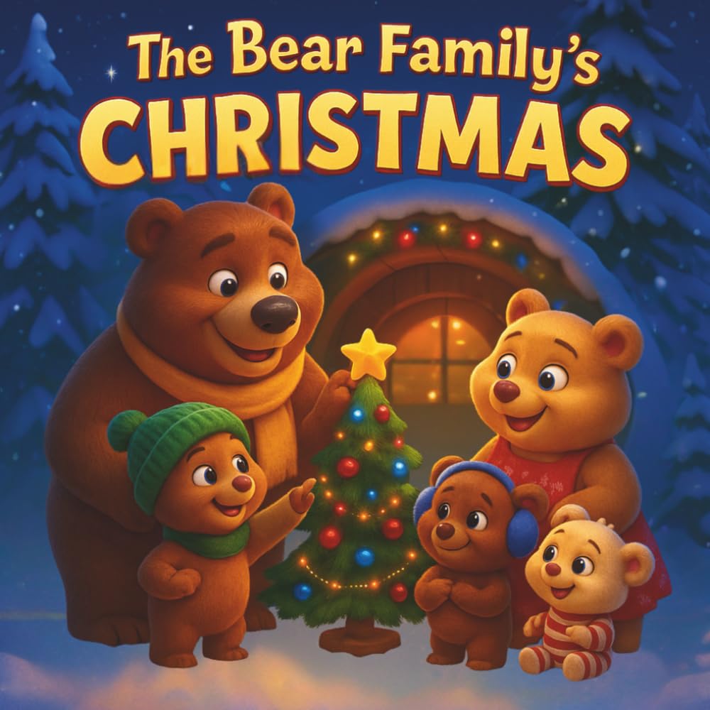 The Bear Family’s Christmas: A Bears Warm and Cozy Holiday Adventure in the Snowy Forest| Animals Storybook| Christmas Holiday Storybook| For boys and ... 30 Pages| Size 8.5 x 8.5 (Childrens Books)