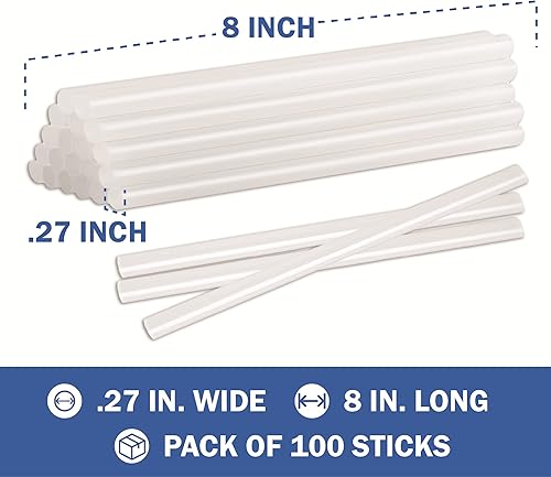 Miniatura 3 de Barras de pegamento caliente de tamaño completo y tamaño mini a granel, barras de pegamento transparentes para todo tipo de temperaturas para arte,