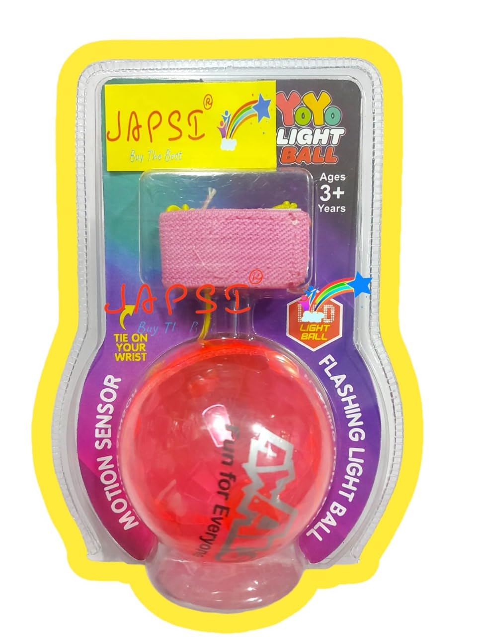 JAPSI YOYO LED Ball | YOYO High Speed Toy | YOYO Games | Multi Design Multi Color | Ball Toy for Kids | YOYO Ball for Kids with LED Light | Game for Boys | Age 3 & Above (B0CV188K8K) Amazon Price History, Amazon Price Tracker