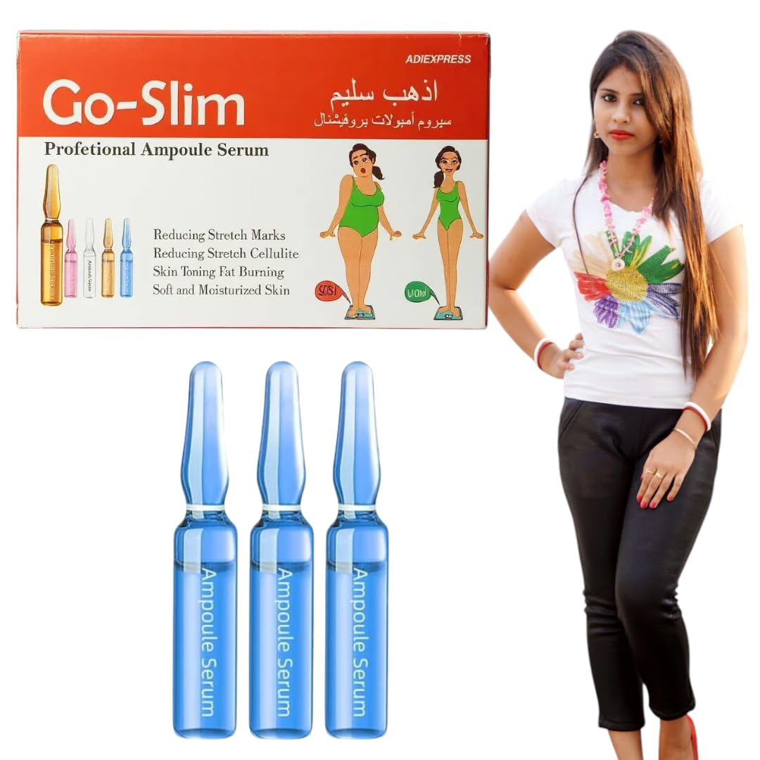 ZeroPathy® 90 Days Herbal Fat Burn Serum 2ml x 10 Ampoule Pack | Slimming, Weight Loss, Firming, Anti-Cellulite, Boosting Metabolism | Ayurvedic External Use for Men & Women