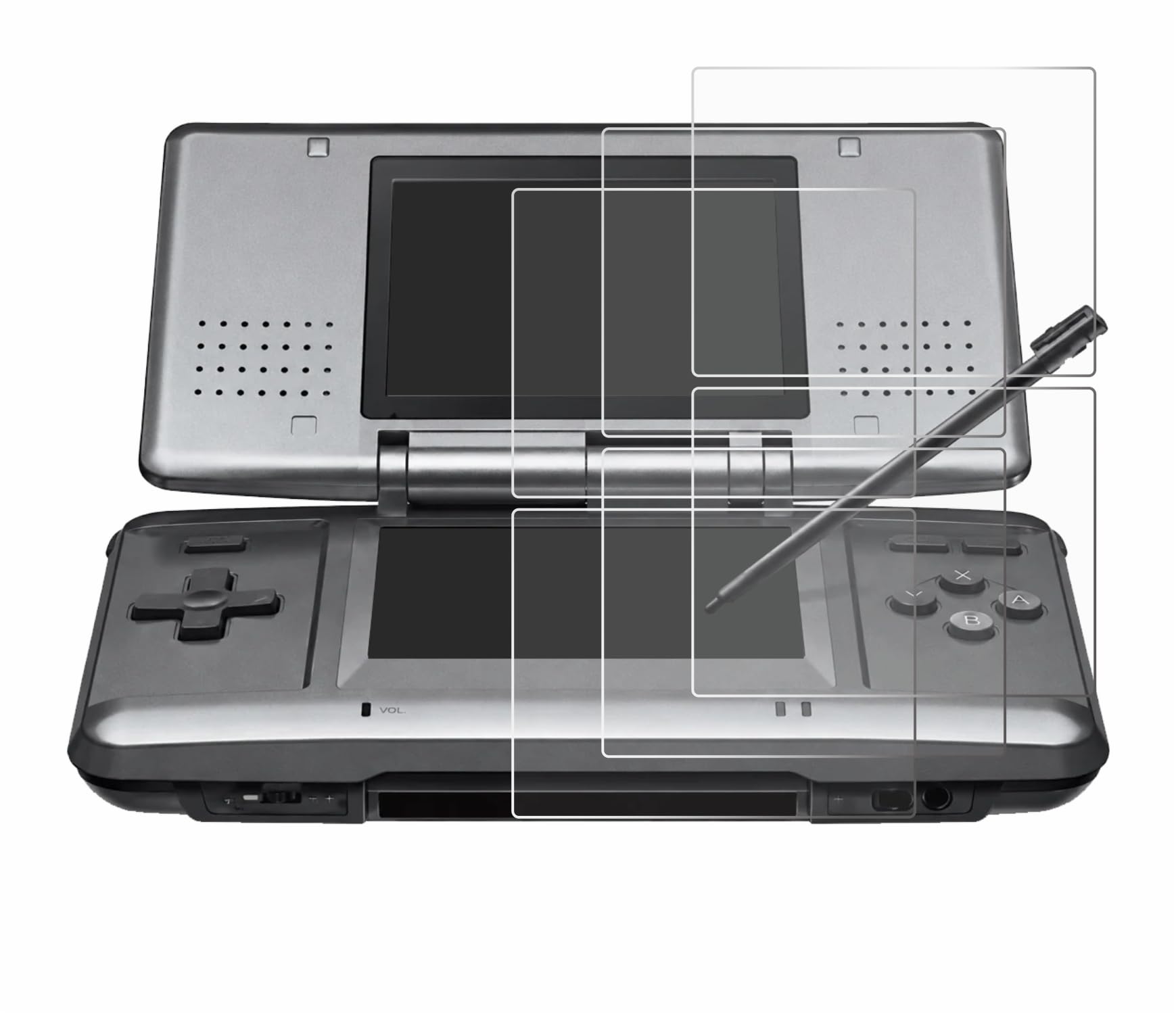 BROTECT Protector Pantalla para Nintendo DS Protector Transparente (6 Unidades) Anti-Huellas