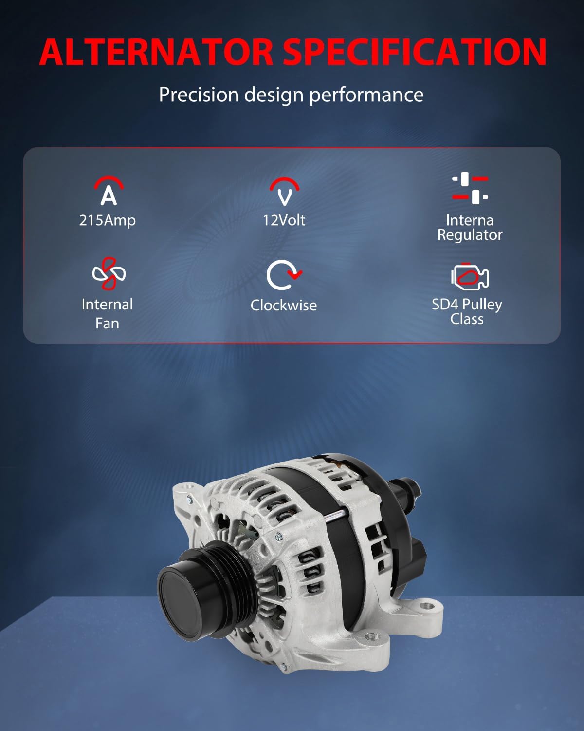 cciyu Alternators 11664 Fit for 2013-2016 For Ford for Explorer,2013-2017 For Ford for Fusion,2013-2015 For Ford for Taurus,2015-2016 For Lincoln for MKC,2013-2014 For Lincoln for MKT