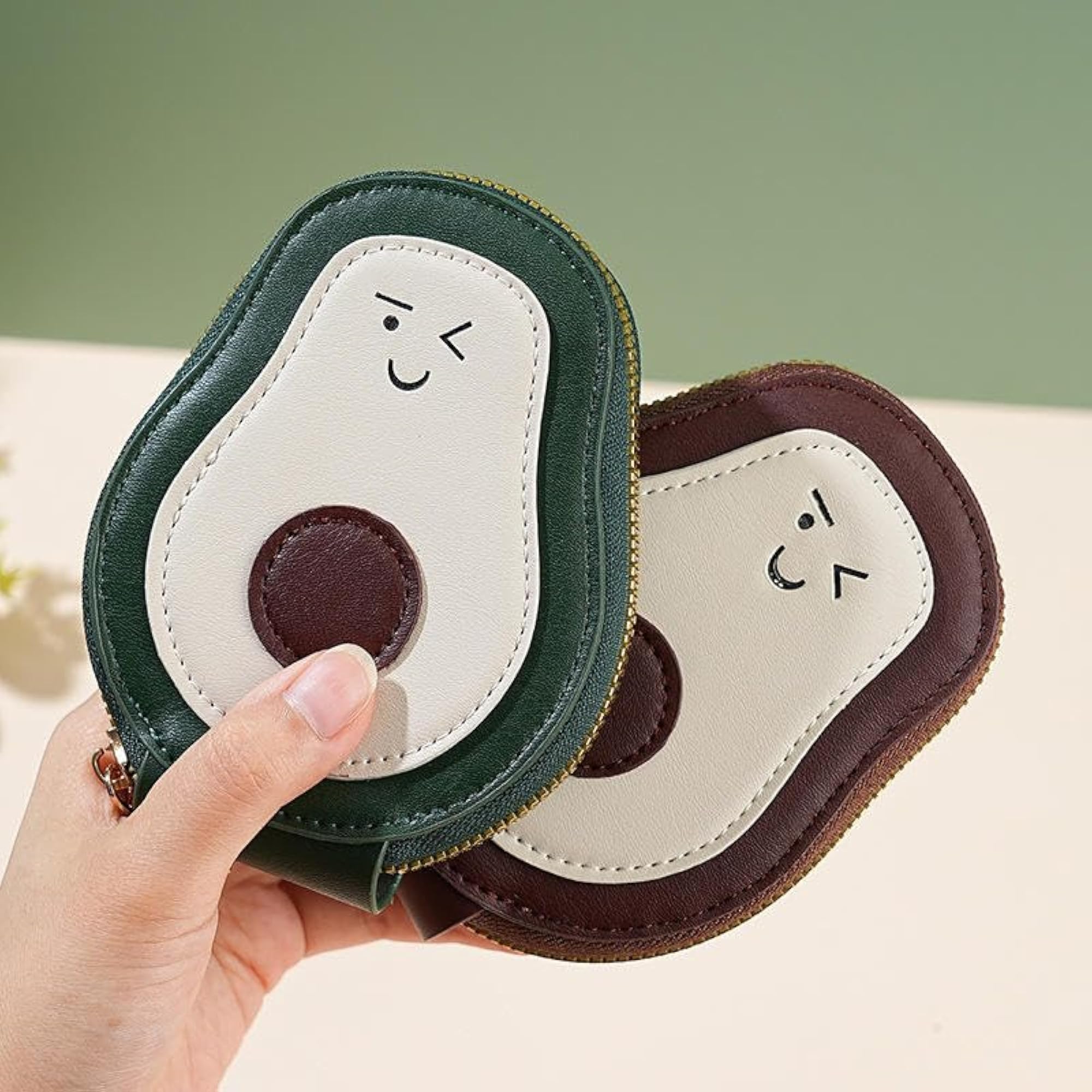 Cute Avocado Shape Coin Purse for Women & Kids