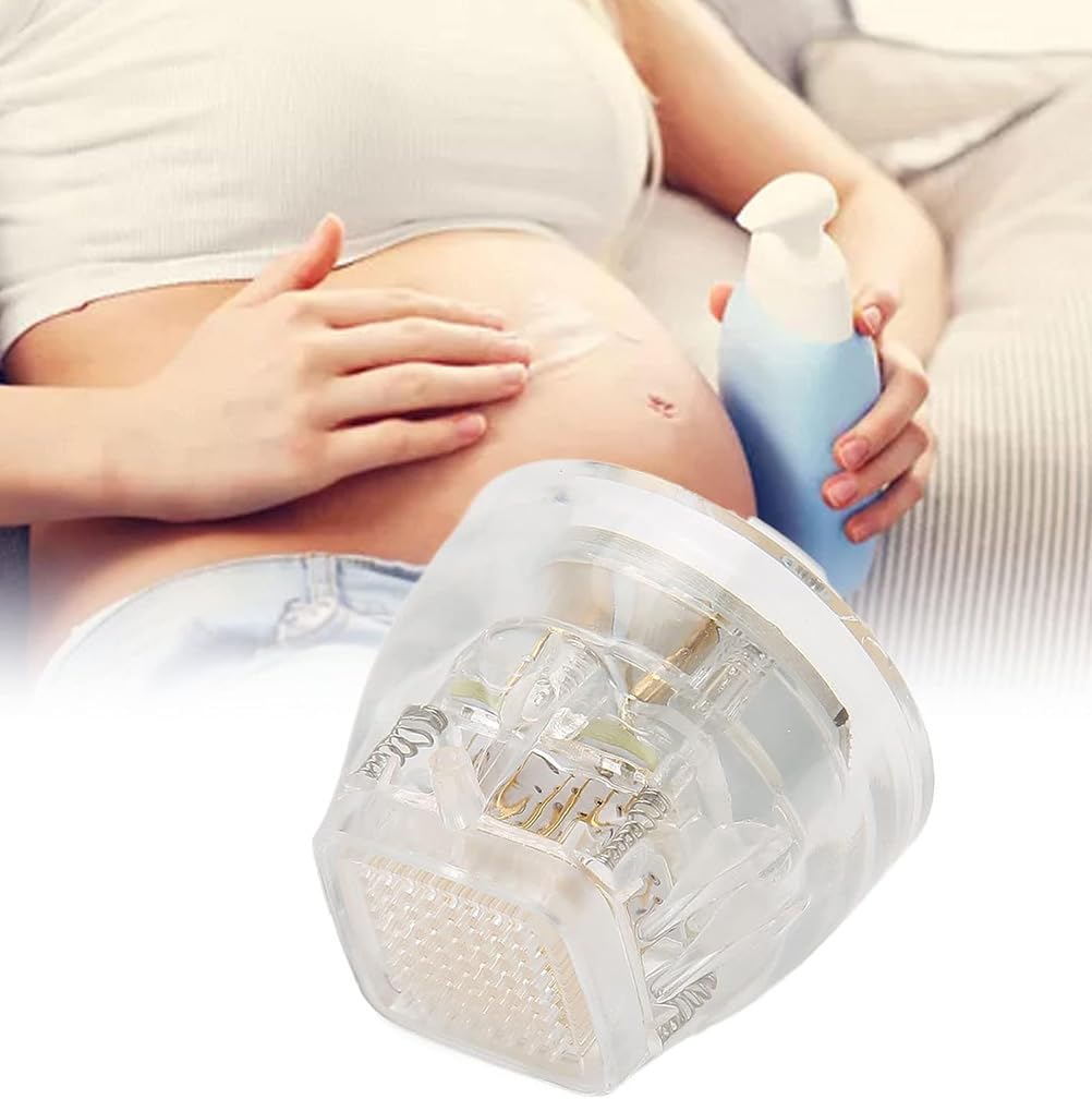 Cartucho de microagujas para máquina de belleza RF, 5 cabezales de repuesto desechables