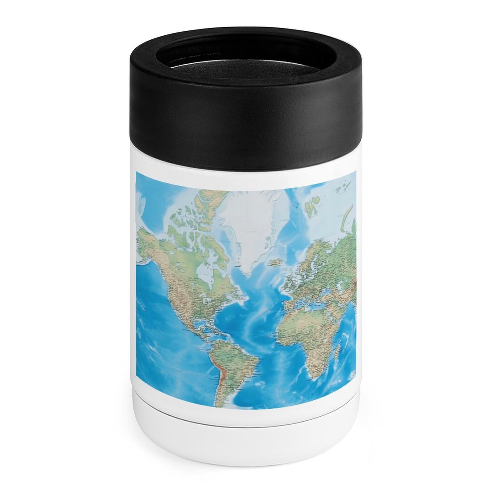 Refroidisseur de boissons isotherme carte du monde pour vos sorties et barbecues d'été