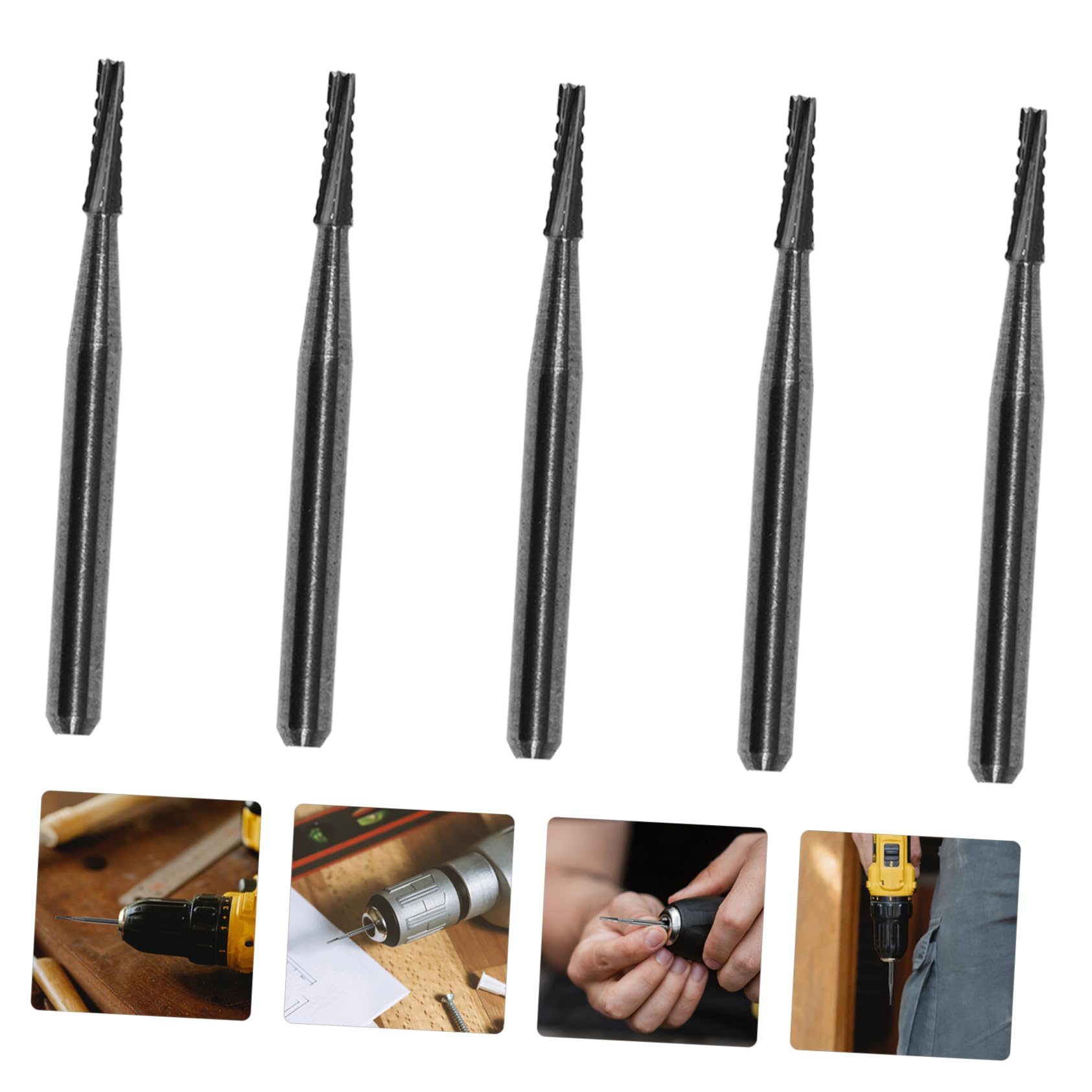 25piezas Brocas para Reparación De Parabrisas De Automóvil Kit De Herramientas para Reparar Grietas y Arañazos Brocas De Carburo De Tungsteno
