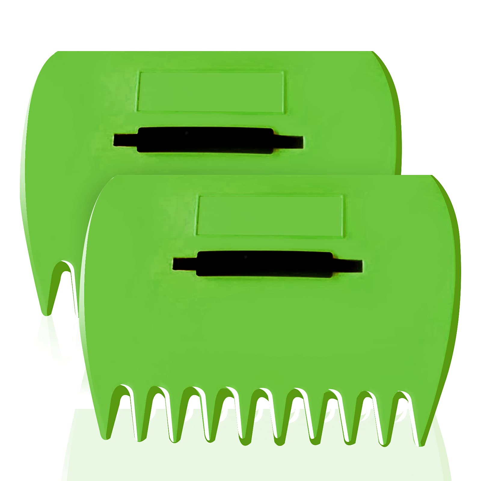 Kingsea Leaf Scoop Hand Rakes – 2 Pairs Adjustable Plastic Claws For Yard Cleanup (Yellow) - View #7
