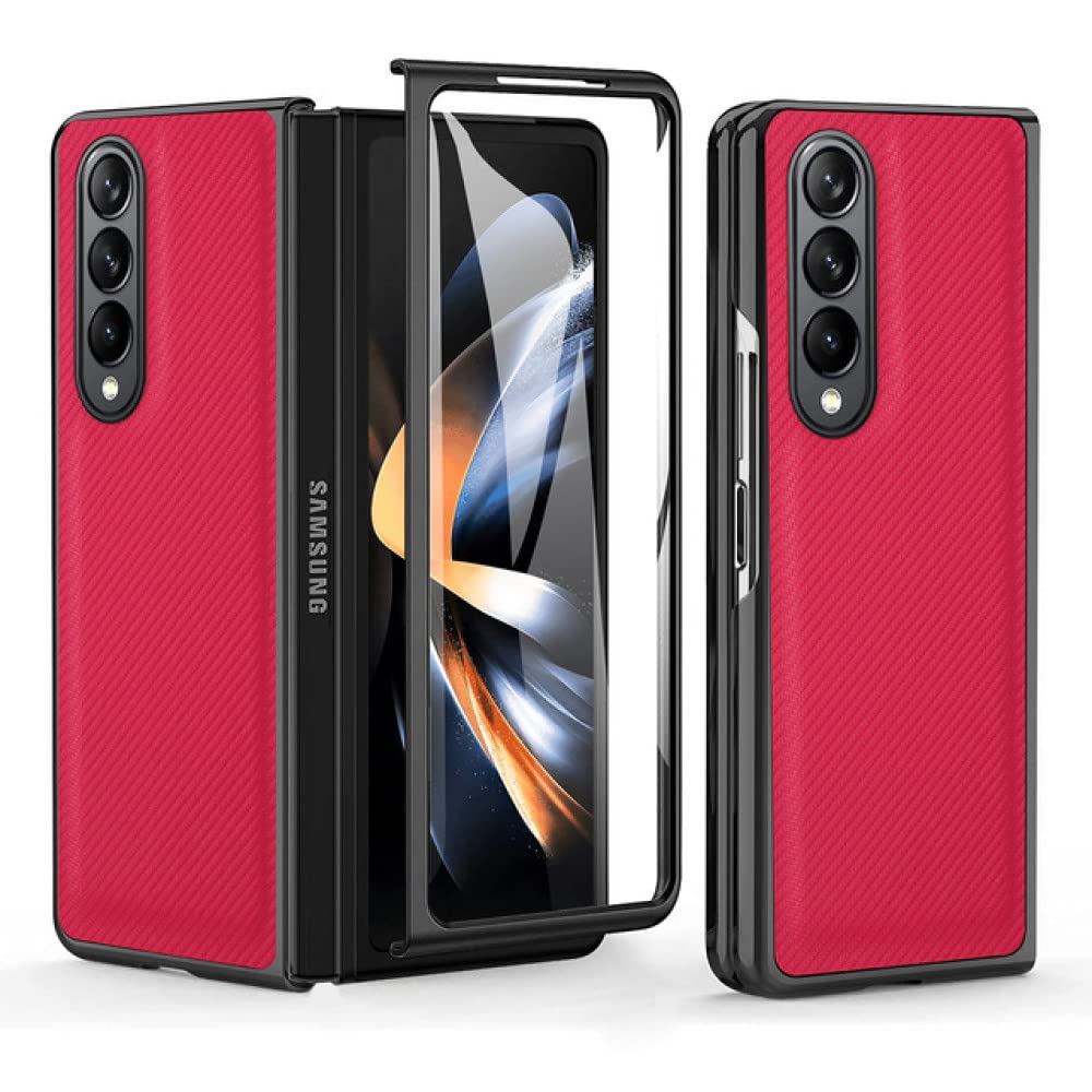 Verre de protection Samsung Galaxy Z Fold 4 finition mate premium rouge - 8