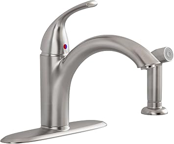 Amazon Com American Standard 4433001 075 Kitchen Faucet 19 1 L By 13 2 W By 3 4 H Brushed Nickel Everything Else