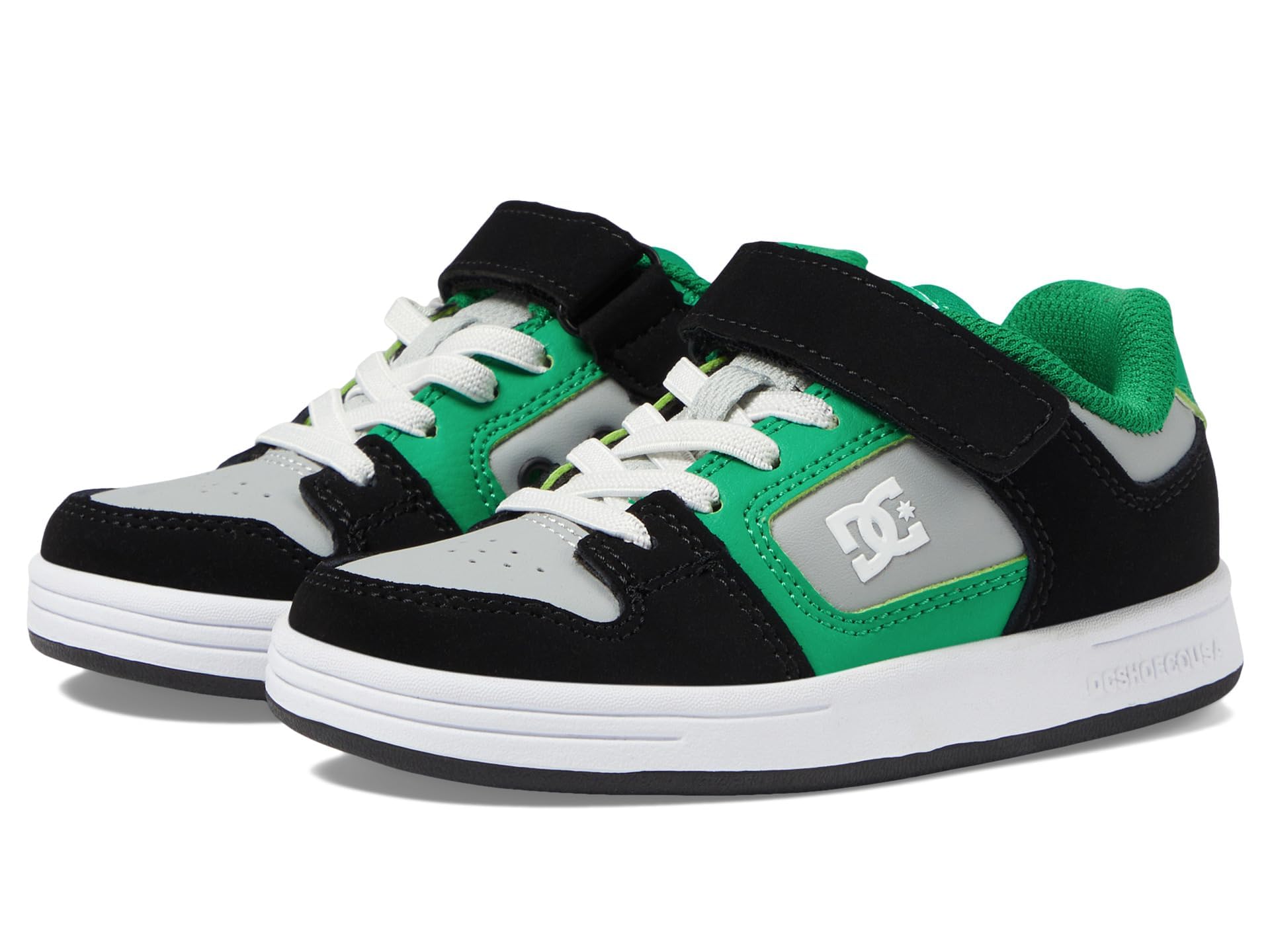 DC Manteca 4 V - Zapatillas de skate unisex para niña con correa elástica