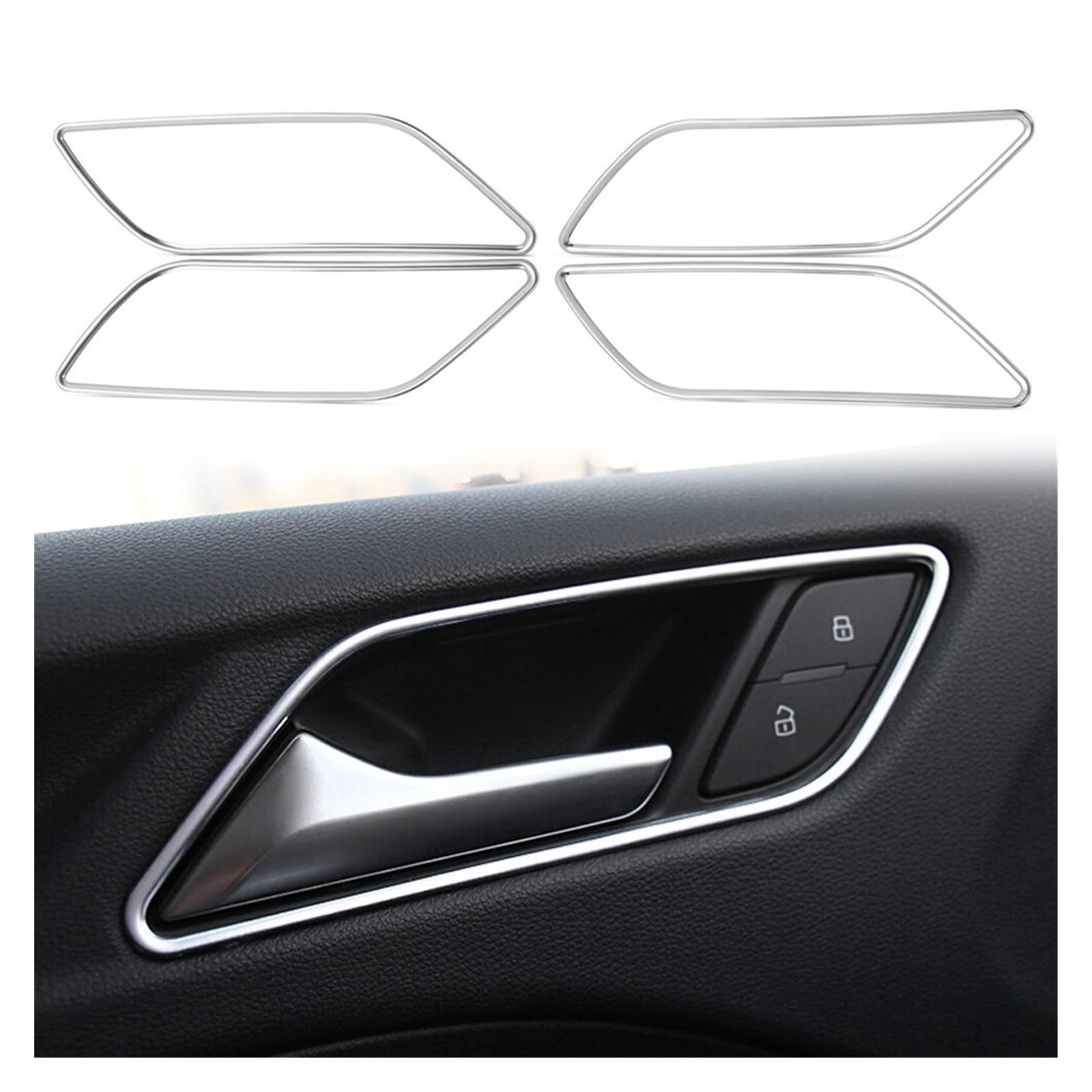 Maniglia Porta Auto Sinistra Per Hyundai Tucson IX35 2010-2014 - Ricambio Interno Lato Guida, Colore Nero - Foto 6