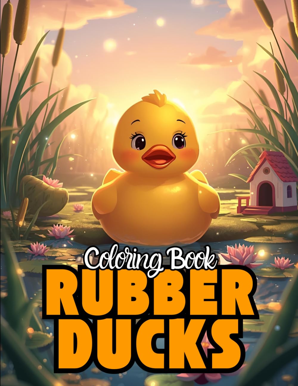 Rubber Duck Coloring Book: Cute Duckling Coloring Illustrations Coloring Illustrations For Kids And Adults
