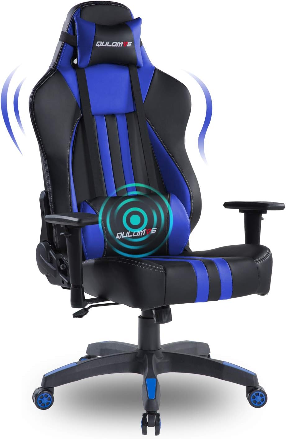Buy Qulomvs Big And Tall Gaming Chair For Adults 400lbs Heavy Duty Computer Massage Video Game Chair Ergonomic Pc Racing Gamer Chair Headrest And Lumbar Support Blue Online In Indonesia B085r9mjrv Buy Qulomvs Big And Tall Gaming Chair For Adults 400lbs Heavy Duty Computer Massage Video Game Chair Ergonomic Pc Racing Gamer Chair Headrest And Lumbar Support Blue Online In Indonesia B085r9mjrv