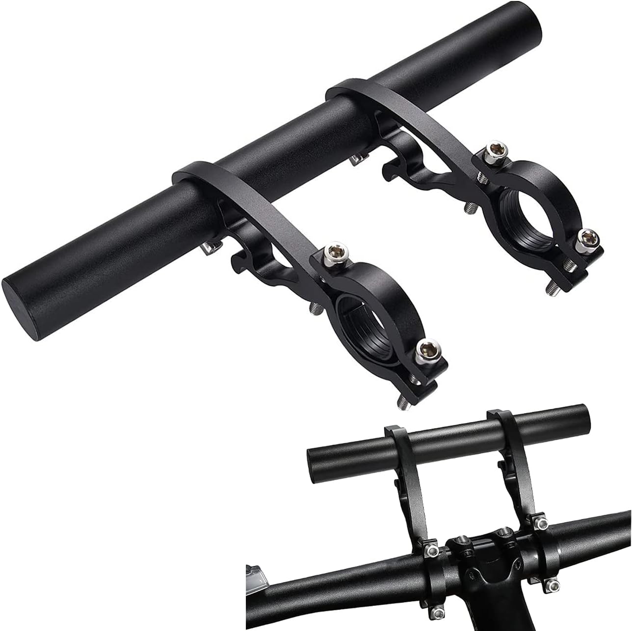 XNX Bike Bicycle Double Handlebar Extender Extension,7.87"(20 cm