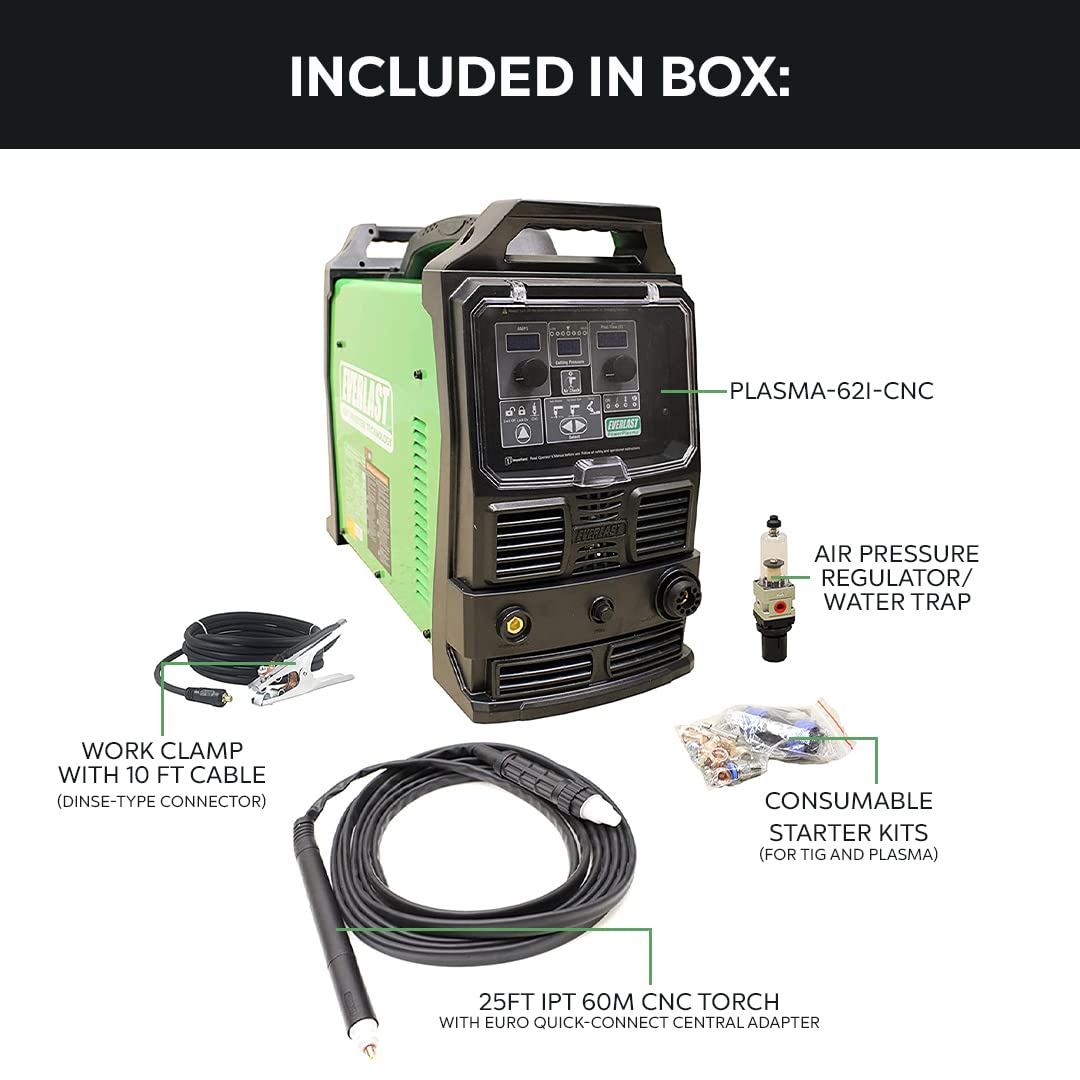 PowerPlasma 62i plasma cutter Inverter Type Cutting System 60amp with CNC Package