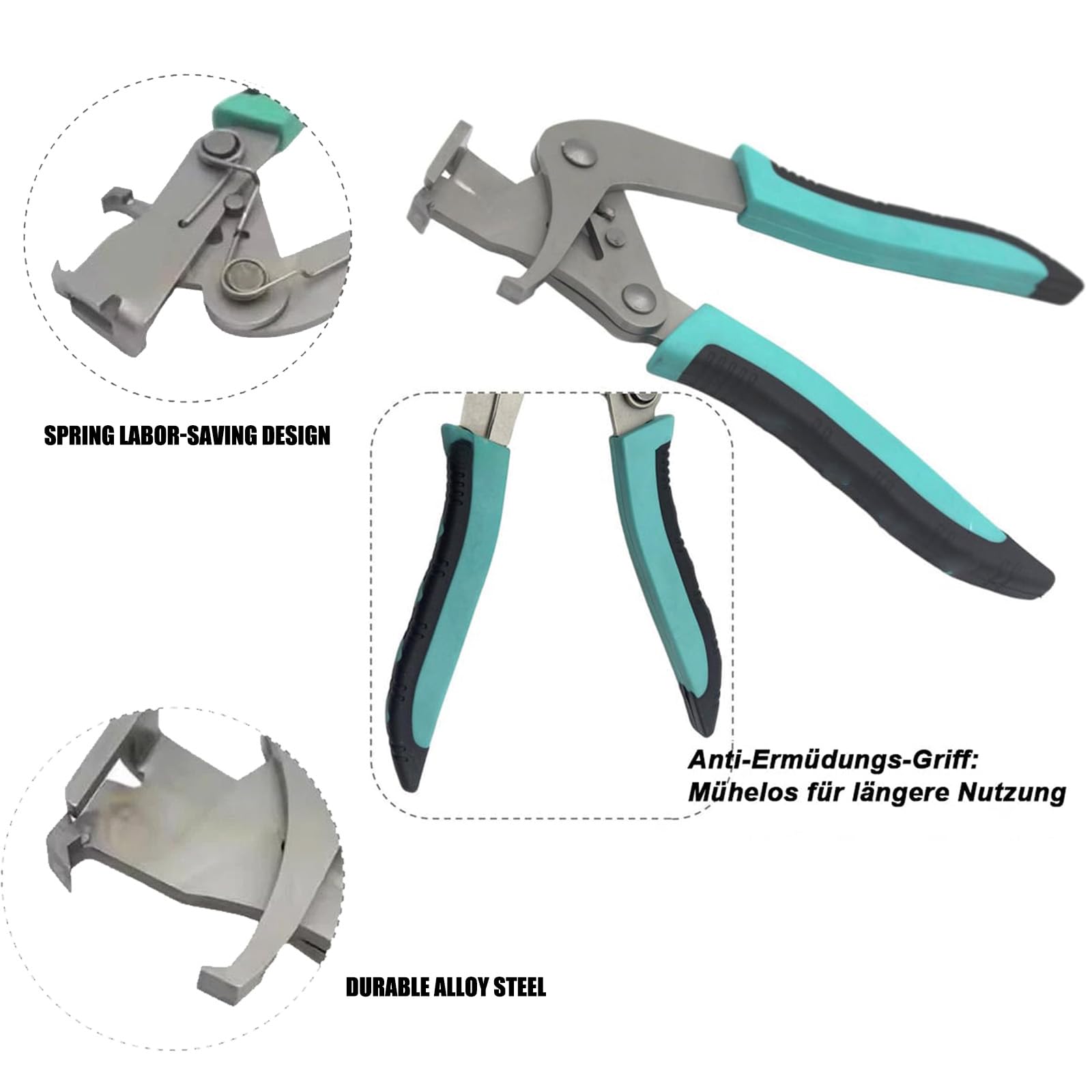 Pinze per clip per auto, strumenti di smontaggio, efficienti, multifunzionali, per auto, facili da rimuovere, elementi di fissaggio, clip, fibbie e rivetti, aprire i pannelli senza sforzo senza danni