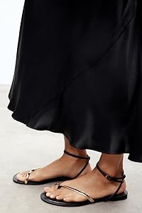 Amazon.com | ATBELL Toe Ring Flats Sandal for Women Black Amazon.com | ATBELL Toe Ring Flats Sandal for Women Black