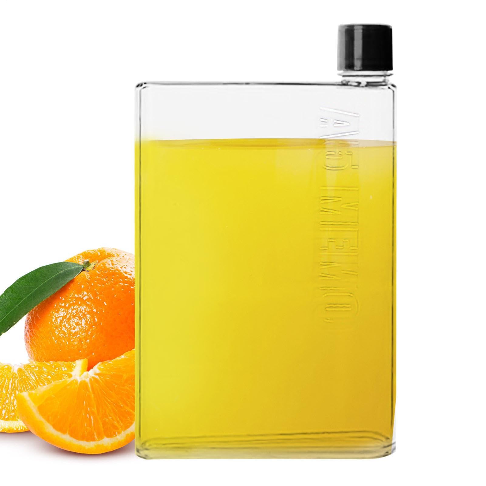 Flat Water Bottles, Notebook Bottle, Transparent Drinks Kettle