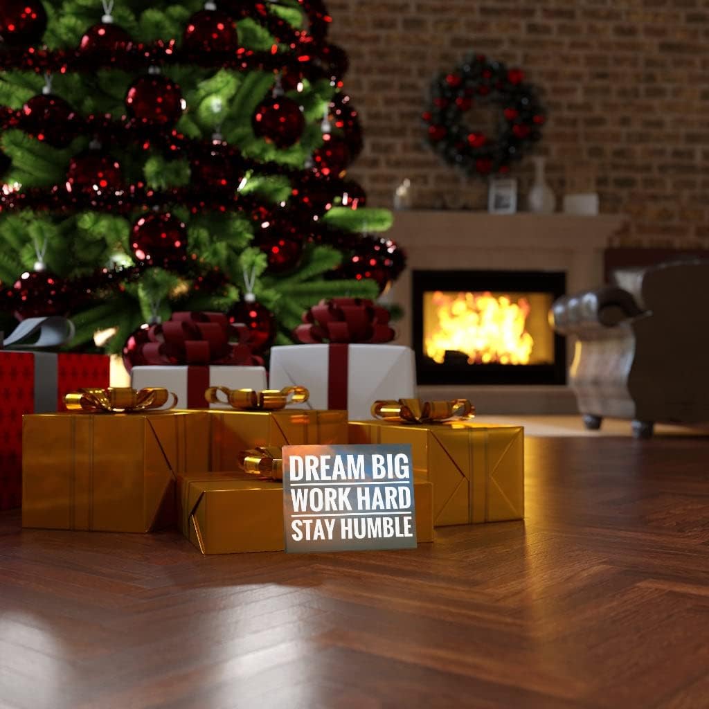 Express Your Love Gifts Inspirational Wall Art Dream Big Work Hard ...