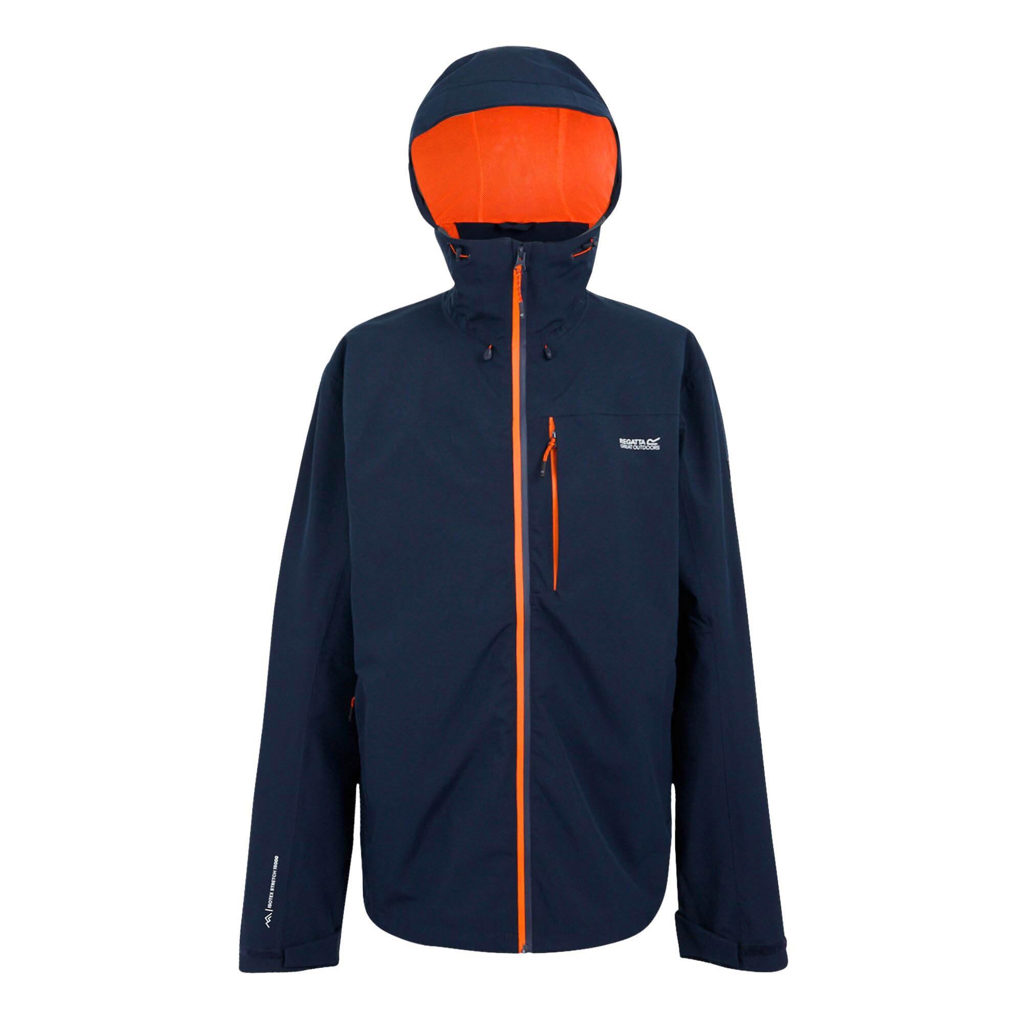 Regatta Mens Birchdale II Waterproof Jacket Breathable Lightweight Outdoor Walking Coat