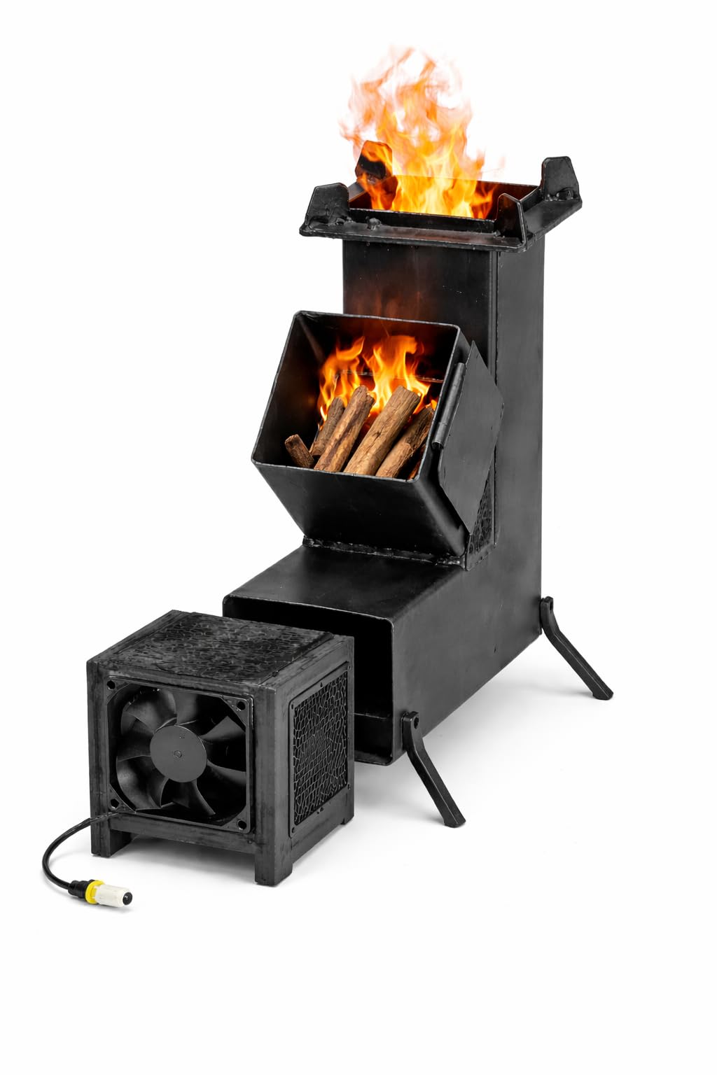 Smart Stove | Biomass Cooking Stove | Smoke Less Small Stove | Bioflame Wood Stove | No LPG or Gas Needed | Affordable Clean Cooking | Eco-Friendly Lakdi ka chulha-picture-25