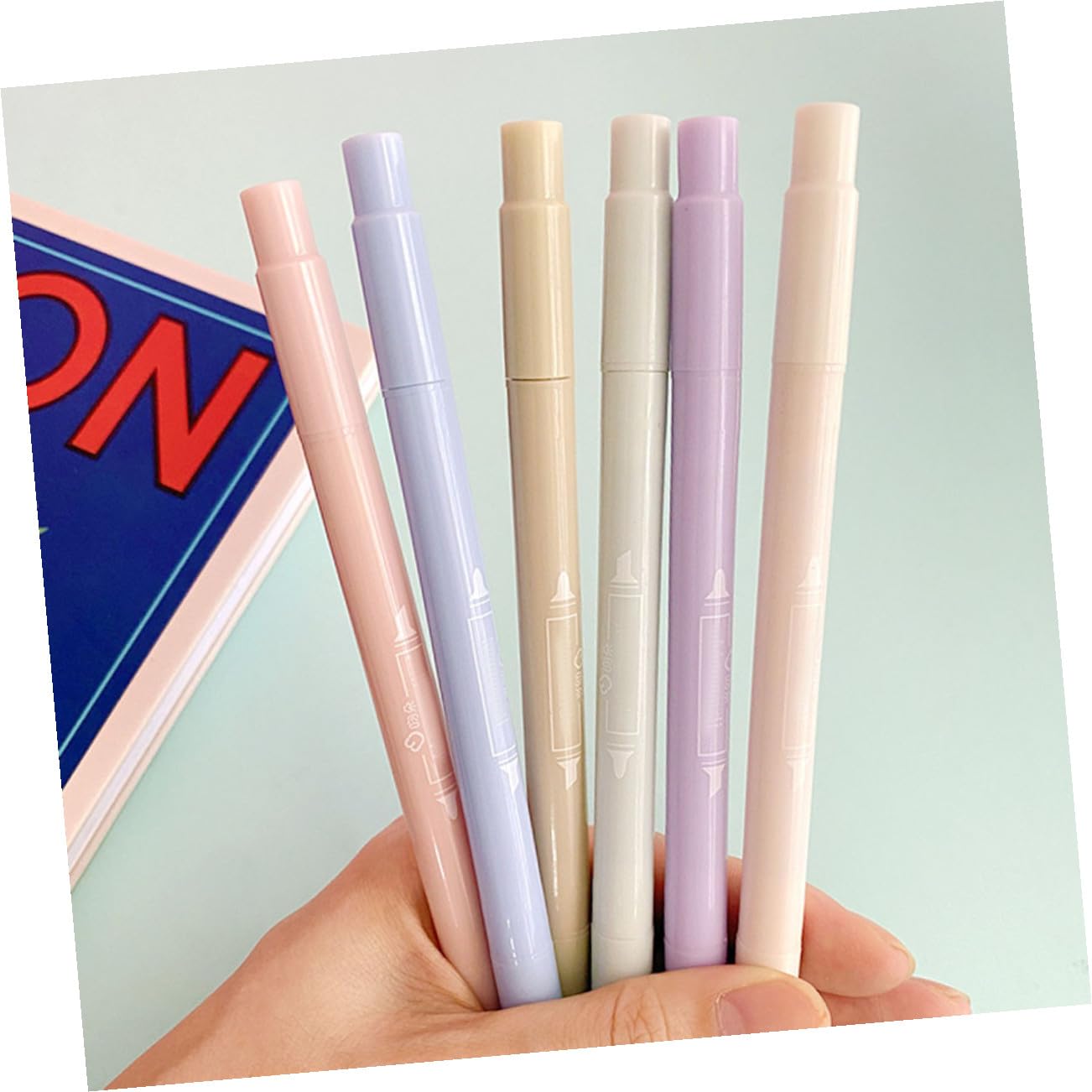 Artibetter 3 Set Evidenziatori Artistici Penne Evidenziatrici Multifunzione Per Ufficio Colori Lavabili Per E Note 12 Pezzi * 3