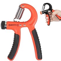 VENOM Orange Color (Upto 40 Kg. Adjustable), Hand Gripper, Hand Grip Strenthener, Wooden Hand Gripper, Hand Grip Exerciser, Hand Gripper