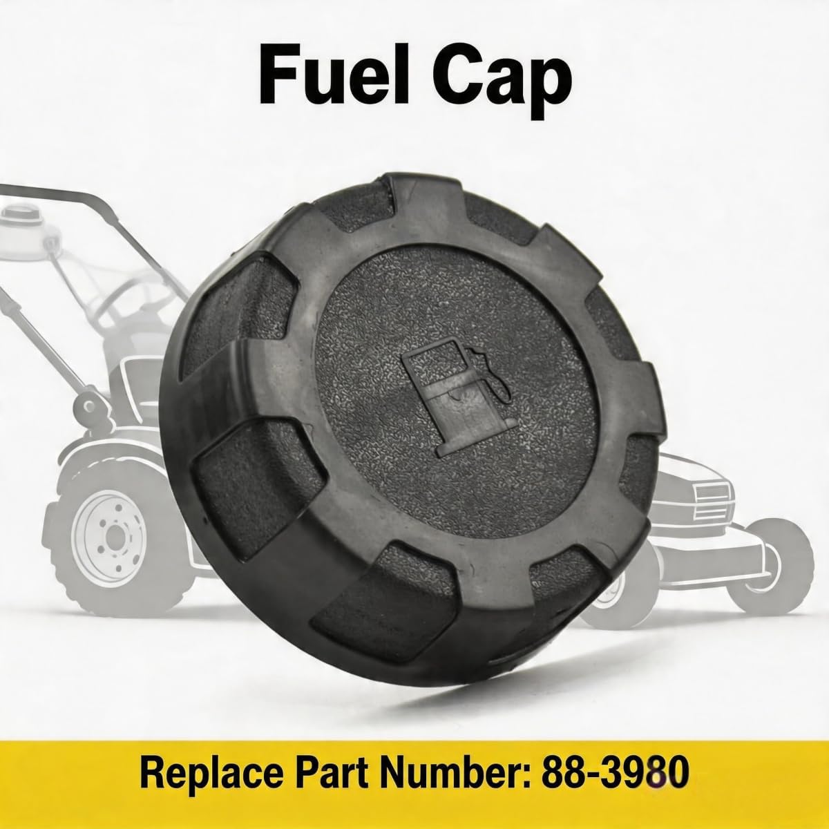 88-3980 Fuel Cap For Toro Lawn Mower Commercial Mowers, Fuel Cap Assembly