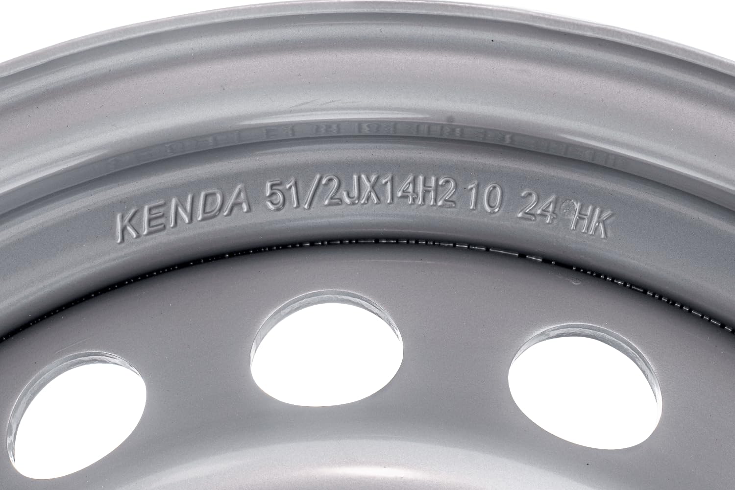 KENDA Llanta de Acero de 14 Pulgadas para Remolque Pesado 5.5Jx14 H2, 5x112 ET30, Capacidad de Carga de 1030 kg, Rueda de Alta Estabilidad para Grúas y Caravanas