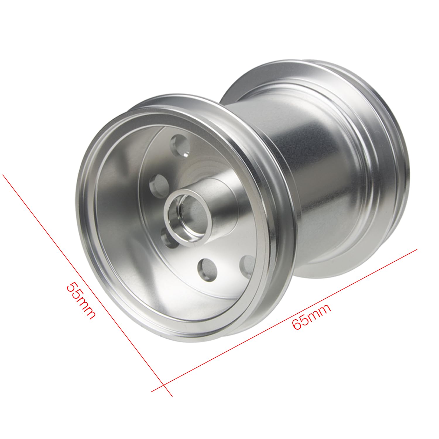 Amazon.com: RC Car Aluminum Front & Rear Wheel Hub Rims for Tamiya
