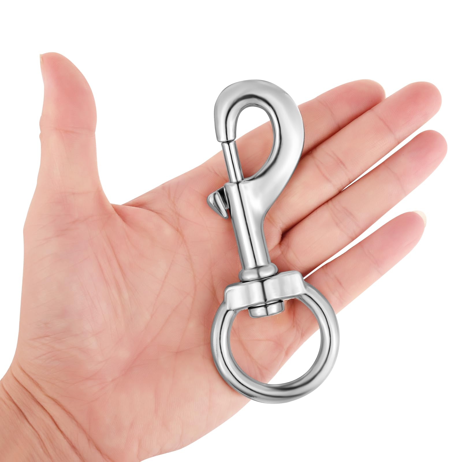Swivel Snap Hooks Dog Leash Clip Leash Clasp Large Heavy Duty Swivel Eye Bolt Snap Hooks Swivel Eye Snap Hook 4.7 Inch 2 pcs - Image 3