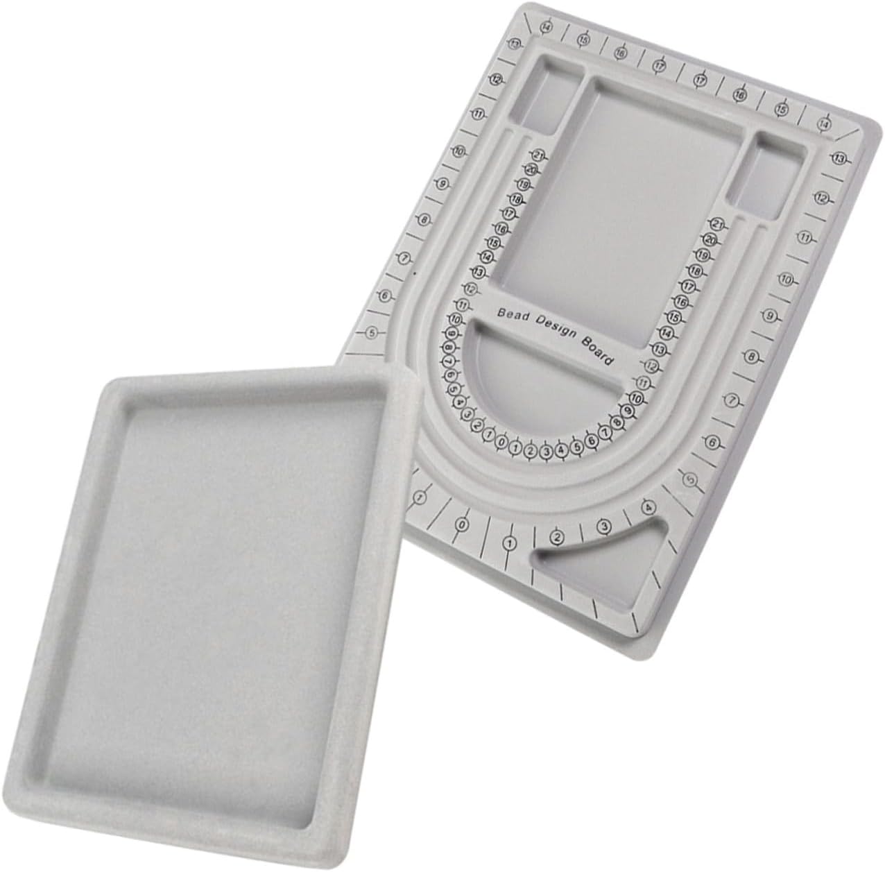 2pcs Jewelry Making Board Bead Board Design Trays for Bracelet Necklace Crafting