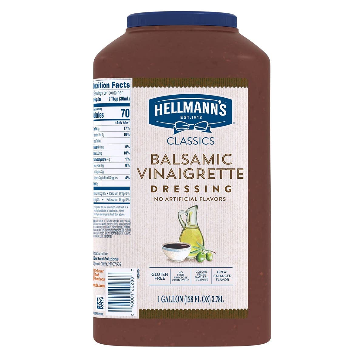 Hellmann's Classics Balsamic Vinaigrette Salad Dressing Jug, 1 gallon - 1 each