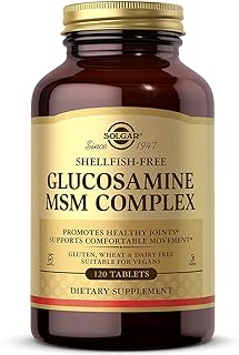Solgar Glucosamine MSM Complex, 120 Tablets - Promotes Healthy Joints - Supports Range of Motion & Flexibility - Supports ...