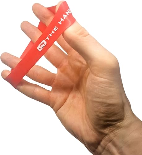 Miniatura 6 de Banda de mano  juego de ejercitador de mano y fortalecedor de mano  10 bandas de resistencia para dedos perfectas para entrenamiento extensor,