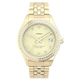 Women&apos;s Waterbury Legacy 34mm Watch – Gold-Tone Dial & Stainless Steel Bracelet with Crystals