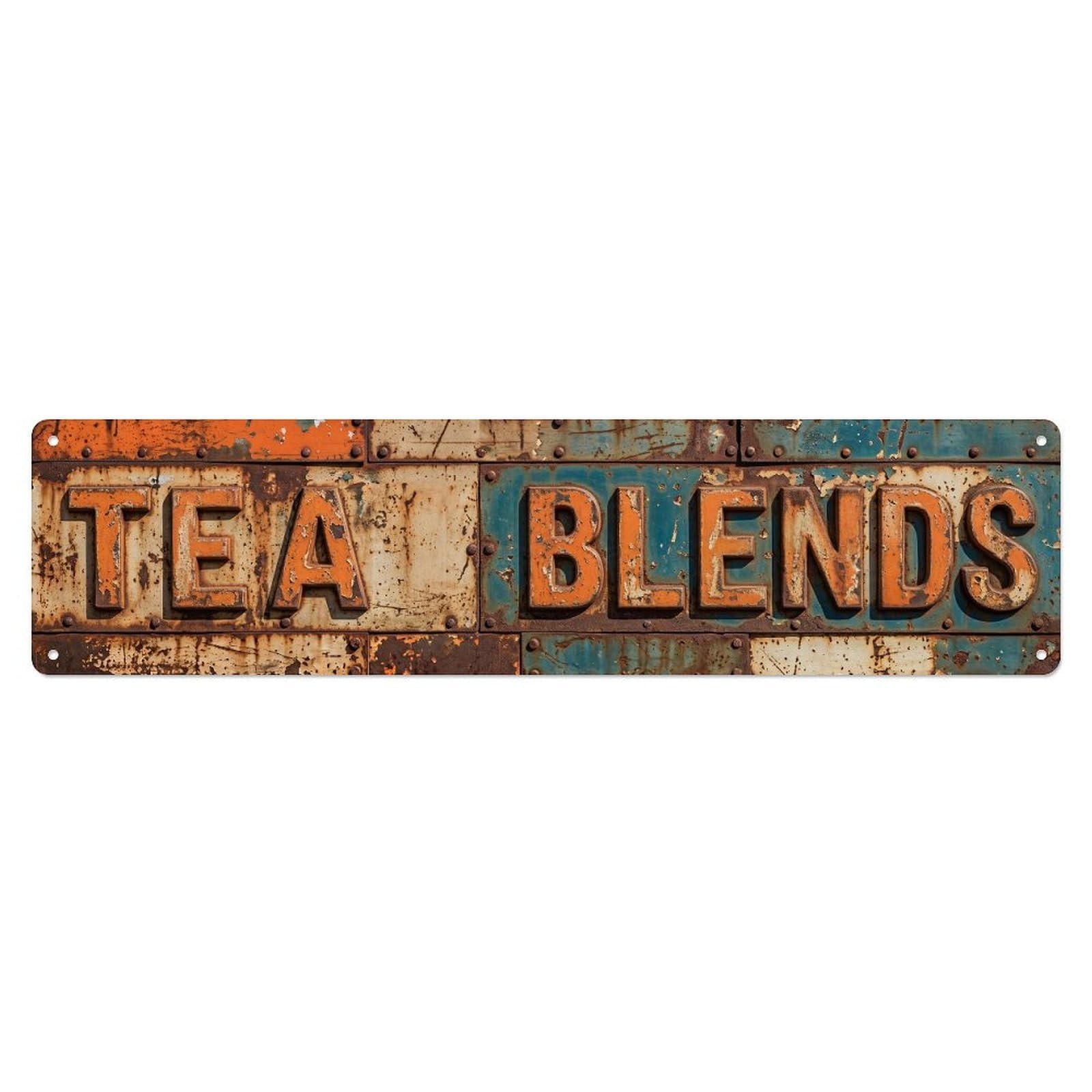 Tea Blends Retro Room Metal Tin Sign